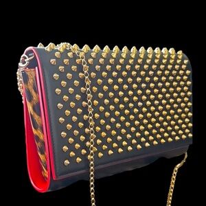 Christian Louboutin Paloma Spike Clutch Chain Crossbody Bag